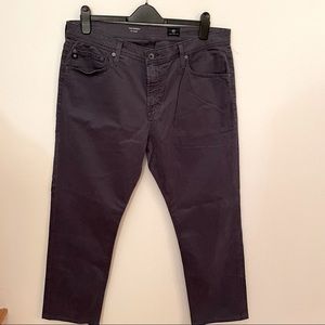 Ag Adriano Goldschmied the Everett slim straight houndstooth pants/jeans